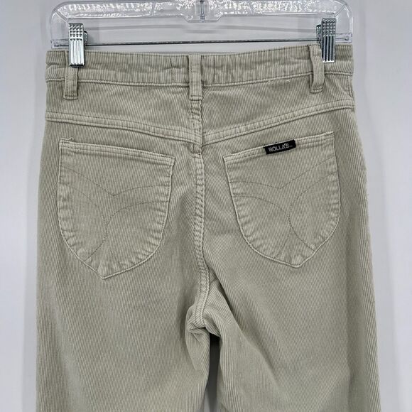 ROLLA'S Women's Light Sage Green Corduroy High Rise Straight Leg Jeans Pants 28 - Picture 6 of 8